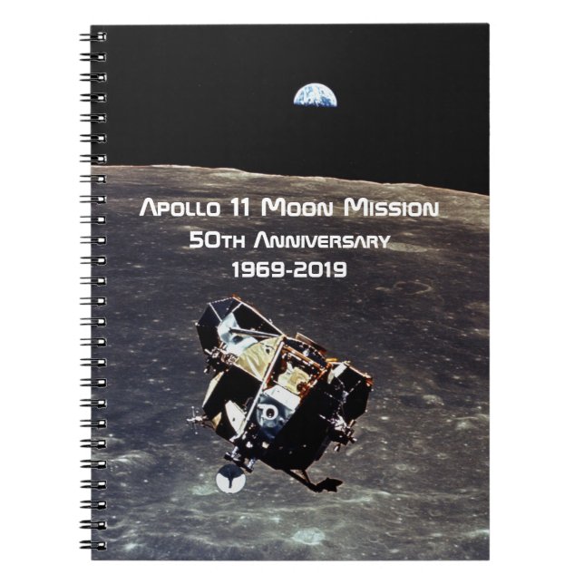 Carnet Mission historique Apollo 11 Moon 50e anniversaire (Devant)