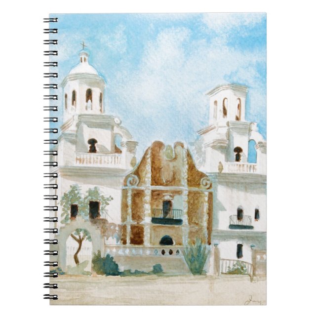 Carnet Mission San Xavier del Bac (Devant)