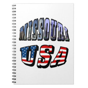 Carnet Missouri Picture et USA Text