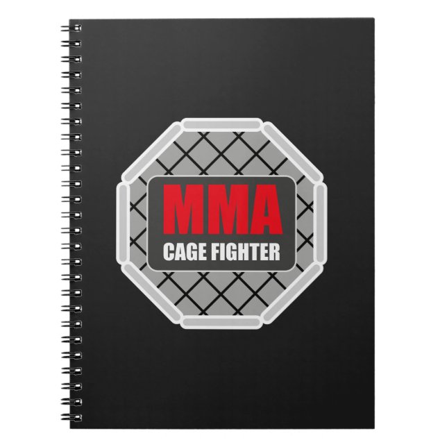 Carnet Mixed Martial Arts Cage Fighter MMA (Devant)