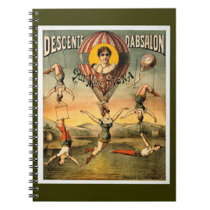 Carnet Mlle Stena Vintage Circus de pair de d'Absalon de