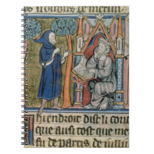 Carnet Mme la vue 95 f.268 MERLIN dicte l'histoire à