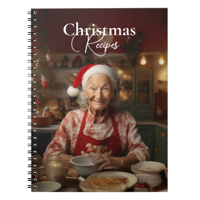 Carnet Mme Père Noël Baking Cake (Devant)