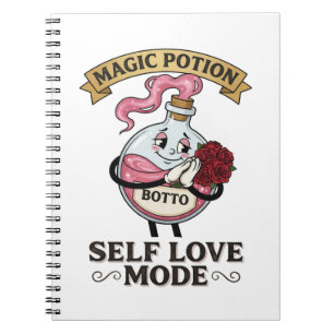Carnet Mode Amour de Soi Botto Potion Magique Vintage A