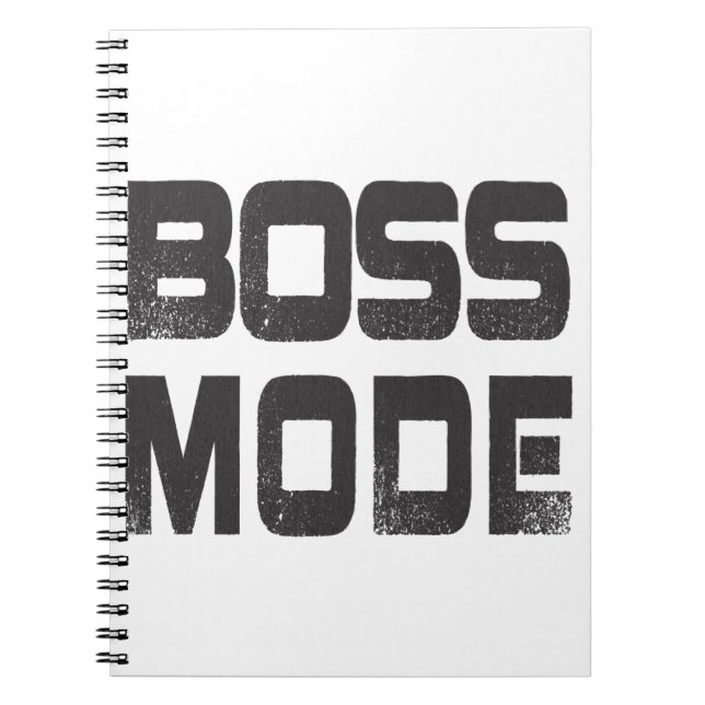 Carnet Mode Boss (Devant)