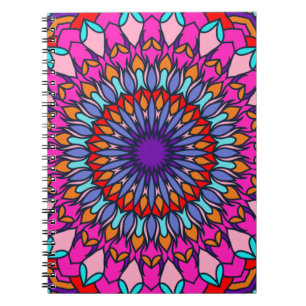 Carnet Mode été motif Colorful Vintage tendance