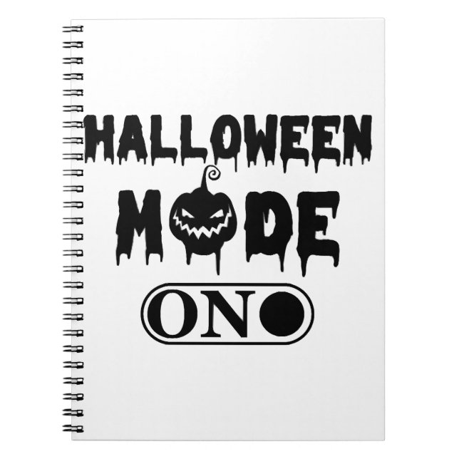 Carnet Mode Halloween activé - Soirée Citrouille d'Hallow (Devant)