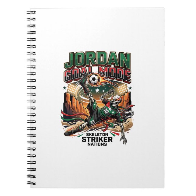 Carnet Mode Jordan Objectif Squelette Nations Striker Dyn (Devant)