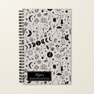 Carnet Modèle Céleste Personnalisé de Manifestation