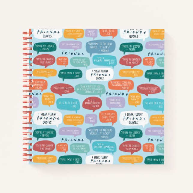 Carnet Modèle de citation FRIENDS™ (Devant)