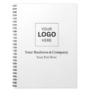 Carnet Modèle de logo d'entreprise personnalisé