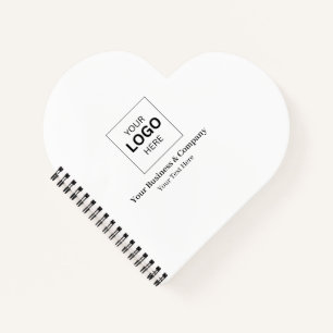 Carnet Modèle de logo d'entreprise personnalisé