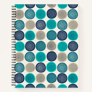 Carnet Modèle de mandala à points cerclés scandinaves 1