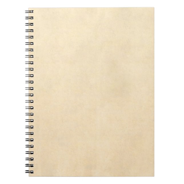 Carnet Modèle en cuir bronzage de parchemin de peau de (Devant)