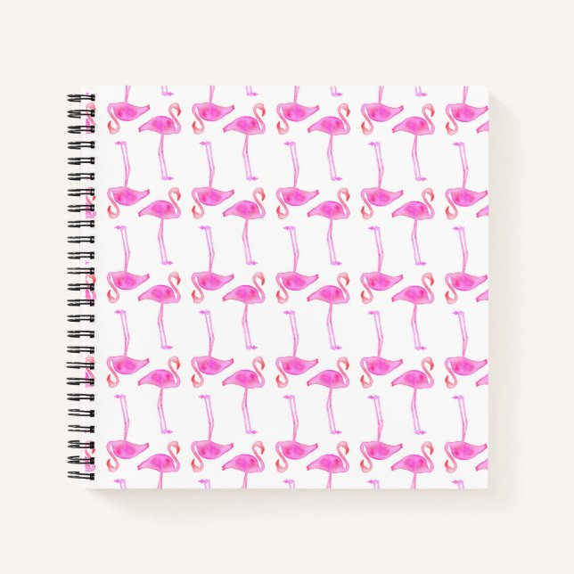 Carnet Modèle flamant rose (Devant)