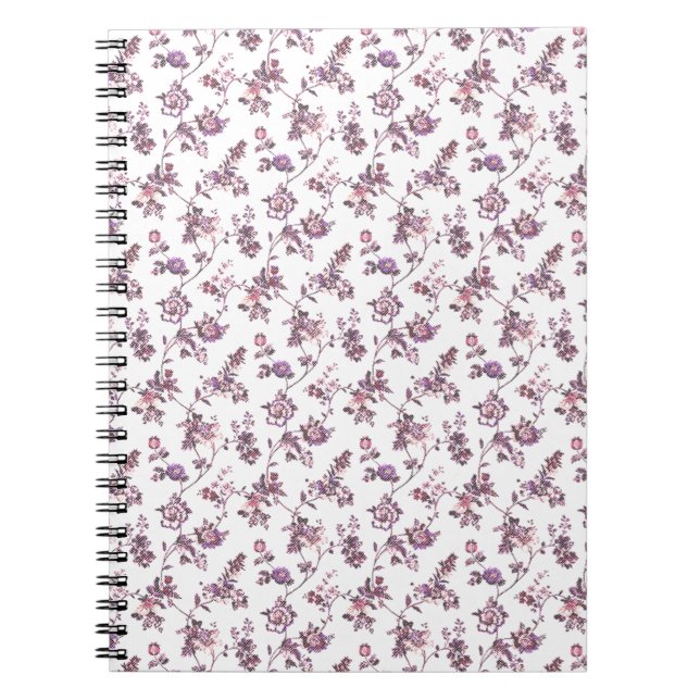 Carnet Modèle floral (Devant)