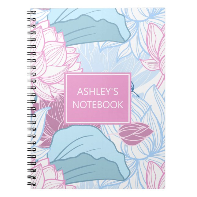 Carnet Modèle floral (Devant)
