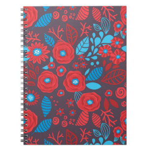 Carnet Modèle floral de Doodle