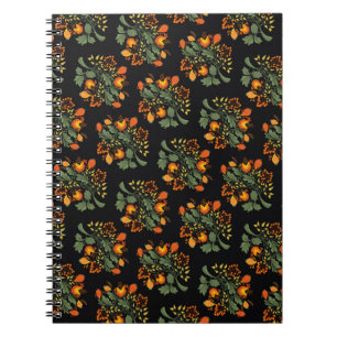 Carnet Modèle floral folklorique ukrainien. Ukraine
