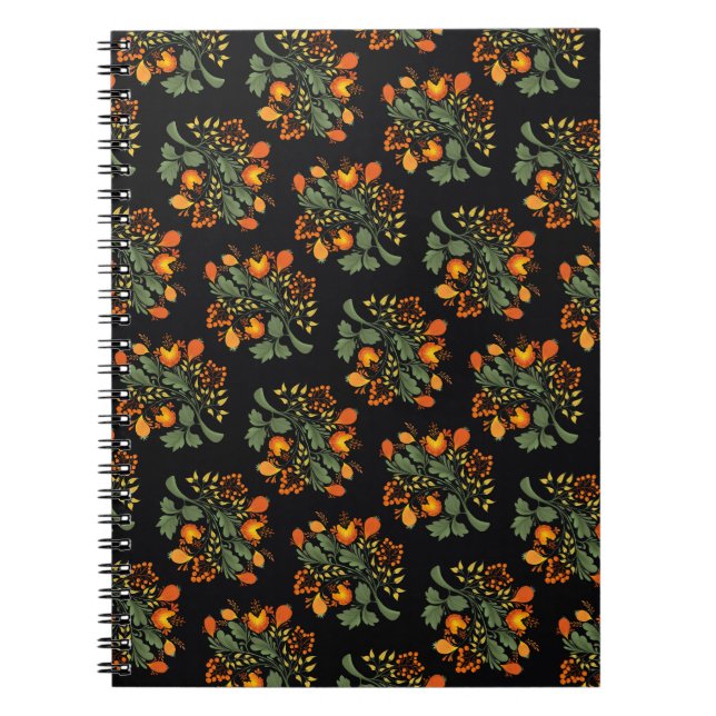 Carnet Modèle floral folklorique ukrainien. Ukraine (Devant)