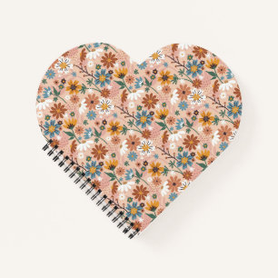 Carnet Modèle floral peint à la main-23136