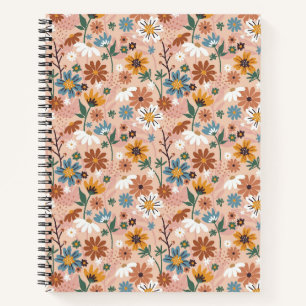 Carnet Modèle floral peint à la main-23136