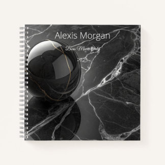 Carnet Modèle frontalier minimaliste moderne rose-violet