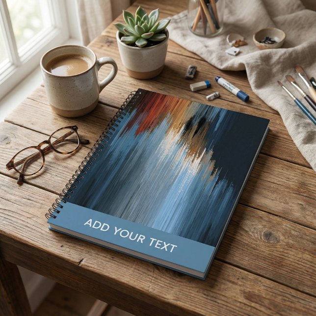 Carnet Modern Diagonal, stripe pattern spiral (Créateur téléchargé)