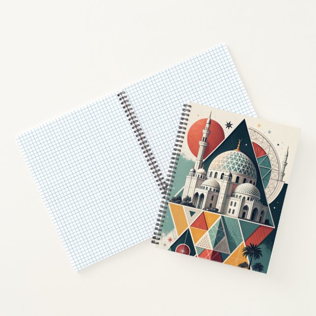 Carnet Modern Islamic Geometric Art Architecture Design (Intérieur)