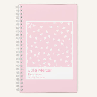Carnet Modern Pale Pink Floral Pattern Swatch Small