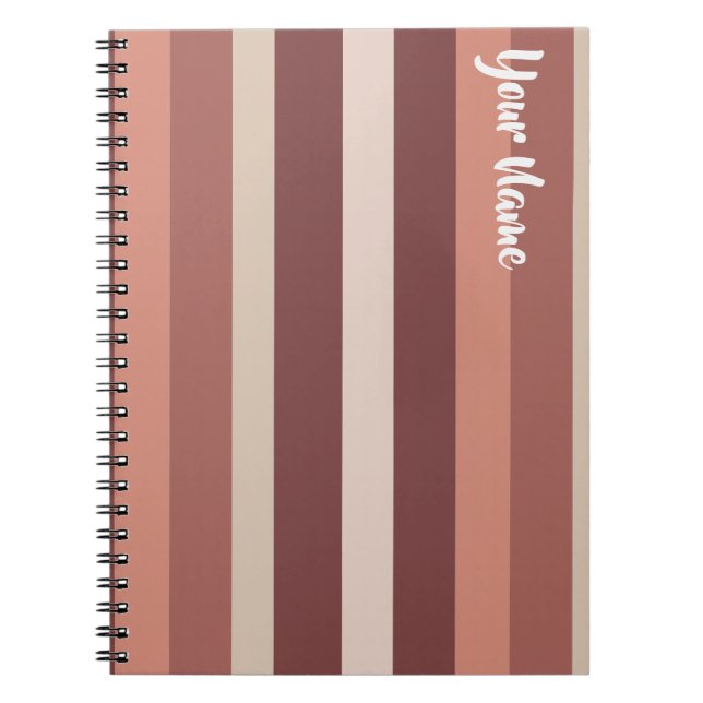 Carnet Moderna Linear | Antique Rose & Cuivre (Devant)