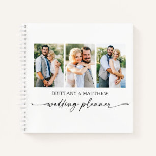 Carnet Moderne 3 Photo Calligraphie Wedding planner d'enc
