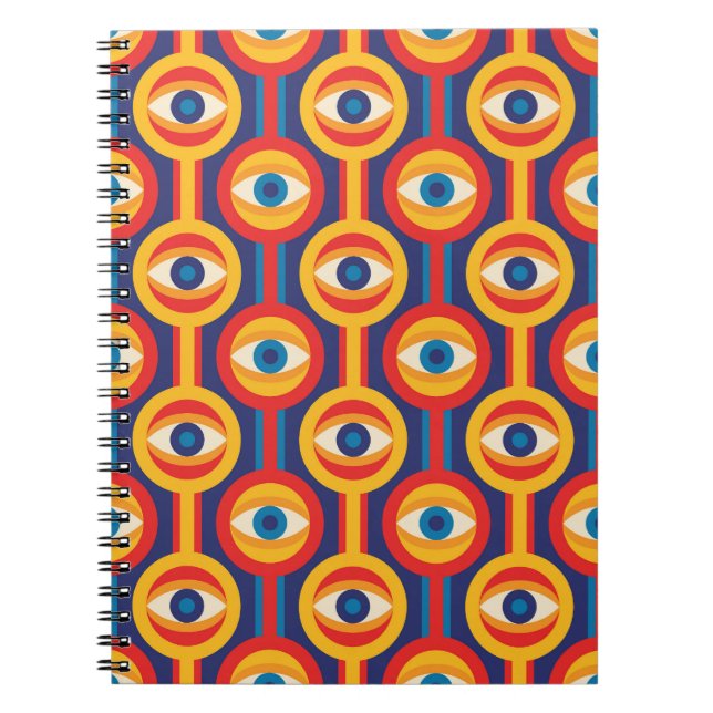 Carnet Moderne du milieu du siècle : géométrique abstrait (Devant)
