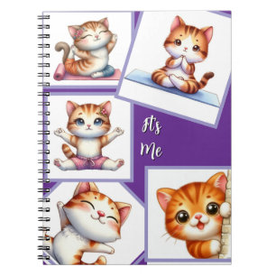 Carnet Moderne élégant multi photo famille style Violet