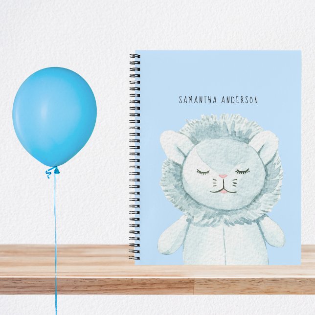 Carnet Moderne Elégant Pastel Blue Baby Cadeau Pour Maman (Créateur téléchargé)