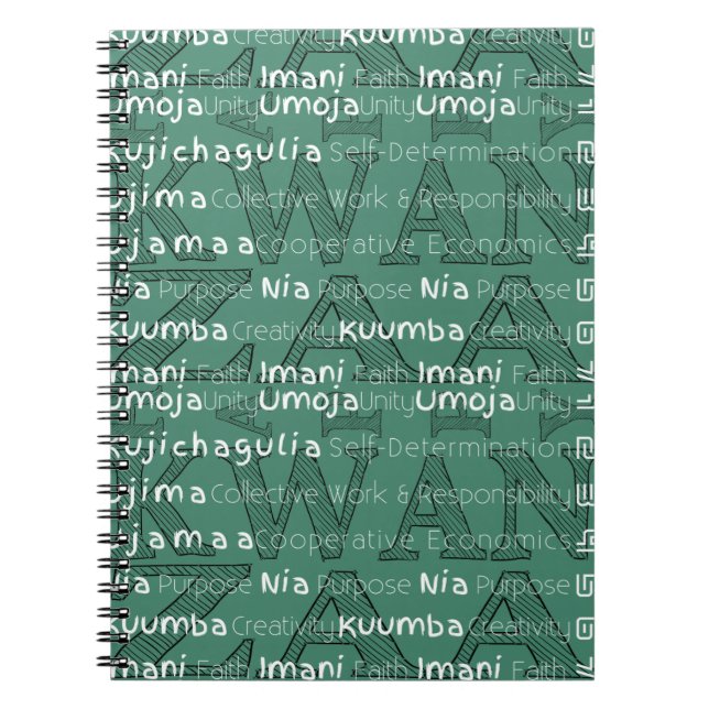 Carnet Moderne Happy Kwanzaa (Devant)