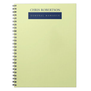 Carnet Moderne Minimaliste Simple 