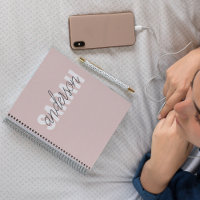 Moderne Pastel Rose Beauté Personnalisée Vous Nom