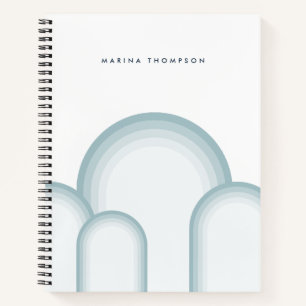 Carnet Moderne Pastel Sage Green Retro Vintage