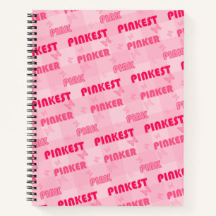 Carnet Moderne Rose Plus Rose Le Plus Rose Motif