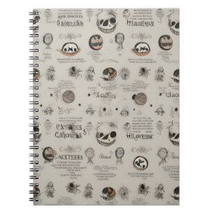 carnet moderne vintage halloween