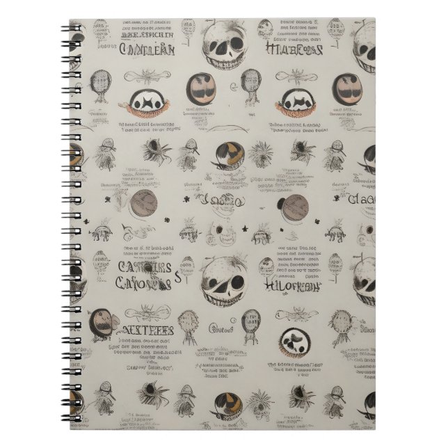 carnet moderne vintage halloween (Devant)