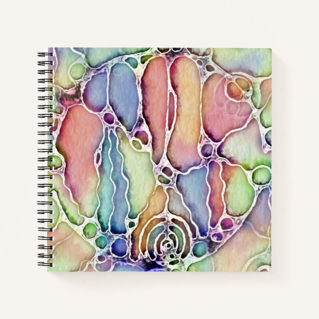 Carnet Modes de vie - Motif d'art neurographique 1 (Devant)