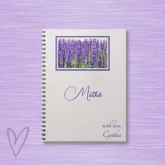 Carnet Modifier les noms, Lovely Lavender Journal,