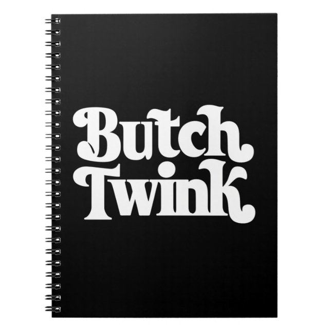 Carnet Mois de la fierté LGBTQ Butch Twink (Devant)
