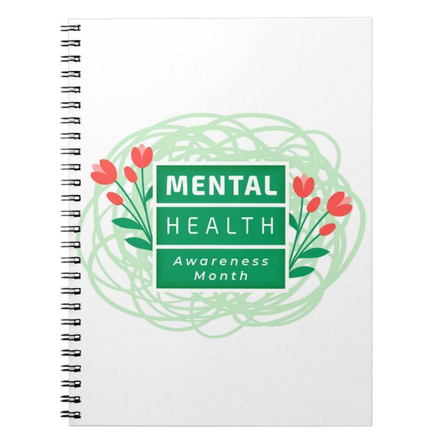 Carnet Mois de la sensibilisation à la santé mentale (Devant)