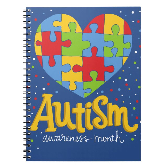Carnet mois de sensibilisation sur l'autisme (Devant)