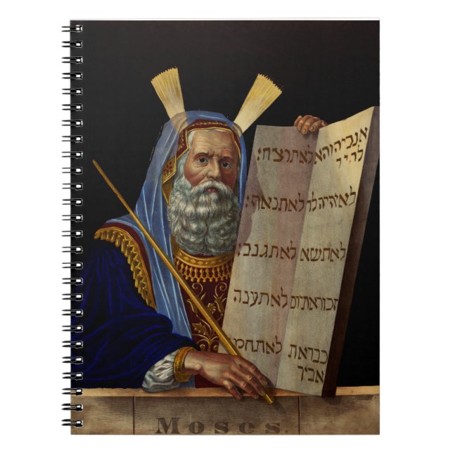 Carnet Moïse et les Tables de la Loi Art (Devant)