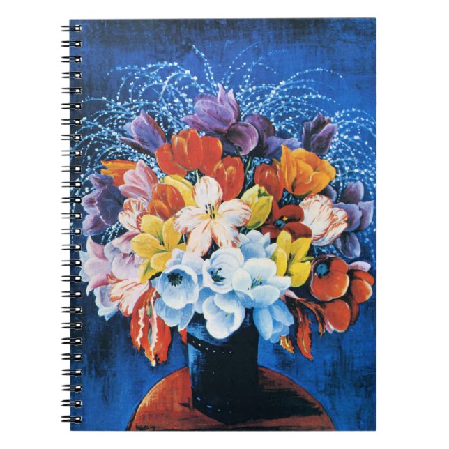 Carnet Moise Kisling, Bouquet de Tulipes, (Devant)