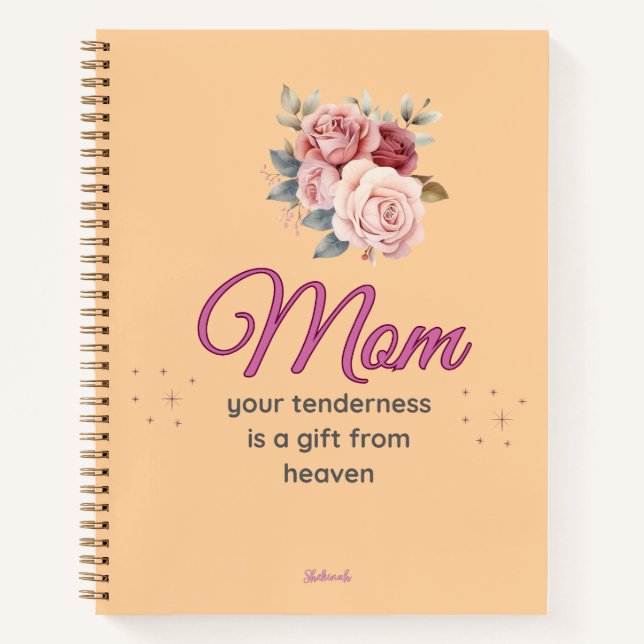 Carnet Mom, Your Tenderness is a Gift from Heaven (Devant)